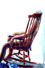 Nude in Rocking Chair